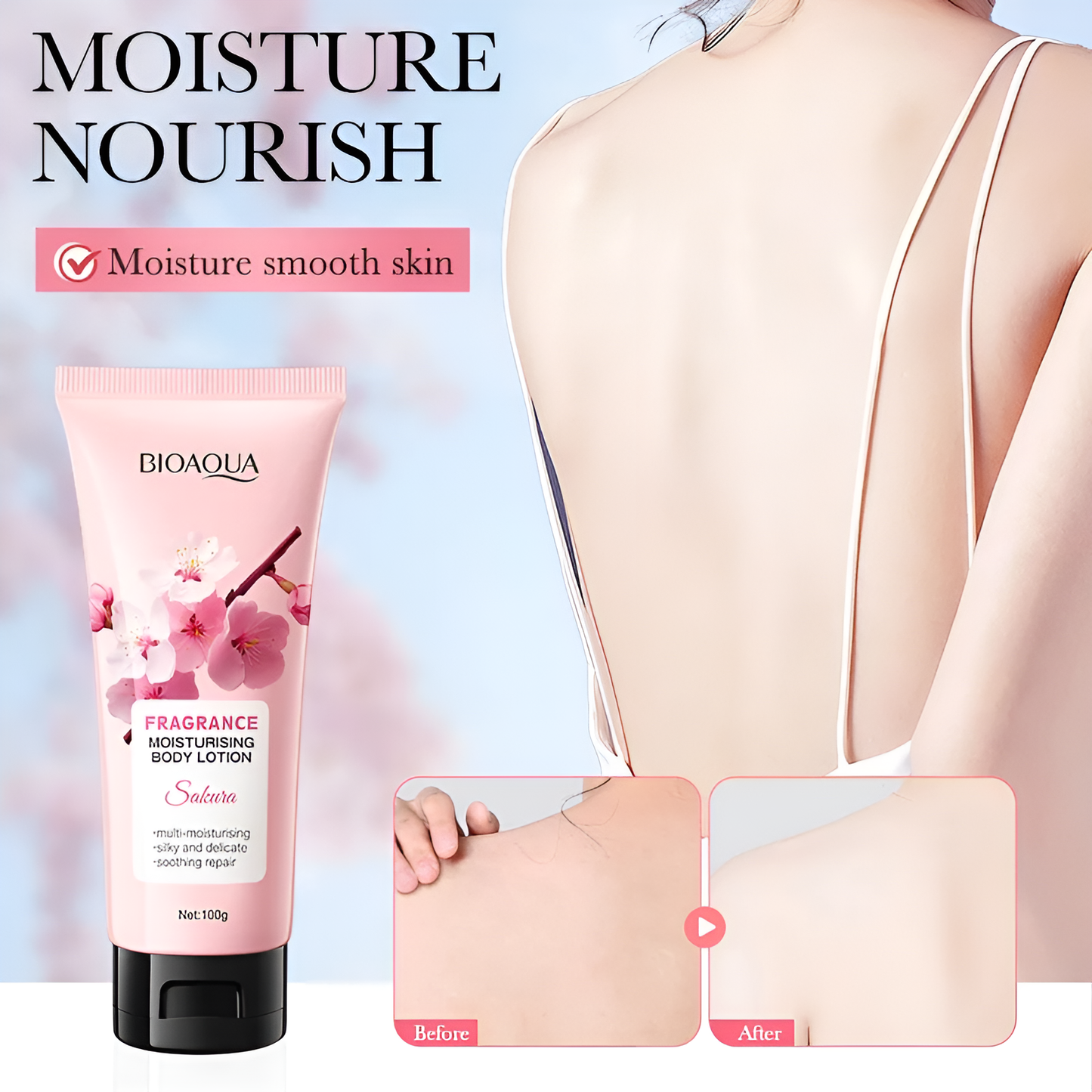 BIOAQUA Sakura Fragrance Body Lotion
