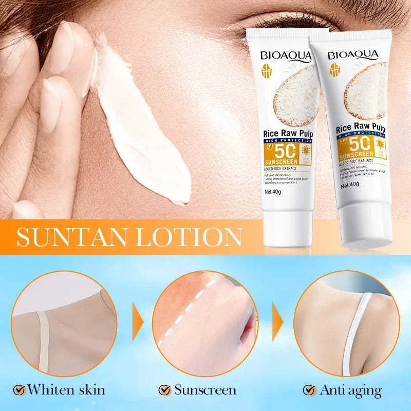 BIOAQUA Rice Raw Pulp Spf 50+ Sunscreen