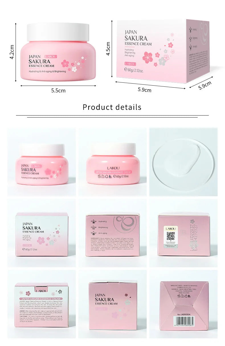 LAIKOU Sakura Essence Face Cream – 60g
