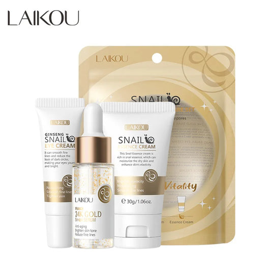 LAIKOU 24K Gold Snail set