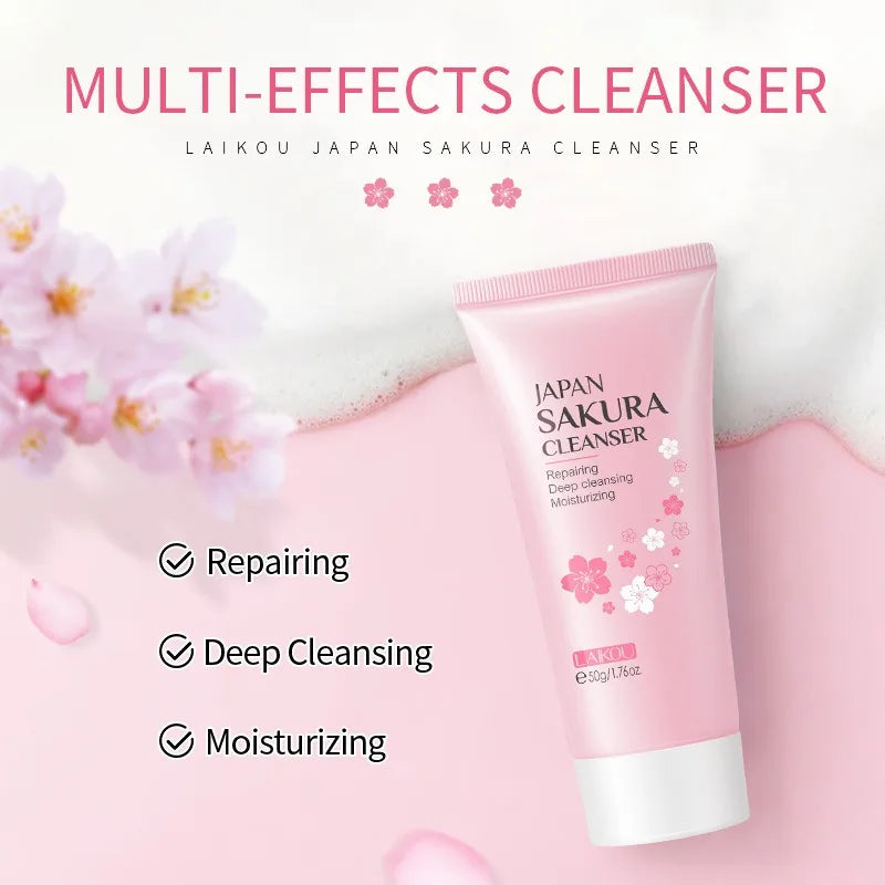 LAIKOU Sakura Radiance Cleanser & SPF Duo